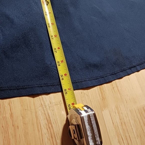 Julie's Closet Fuschia Navy Blue Color Block Maxi Dress - Picture 7 of 7